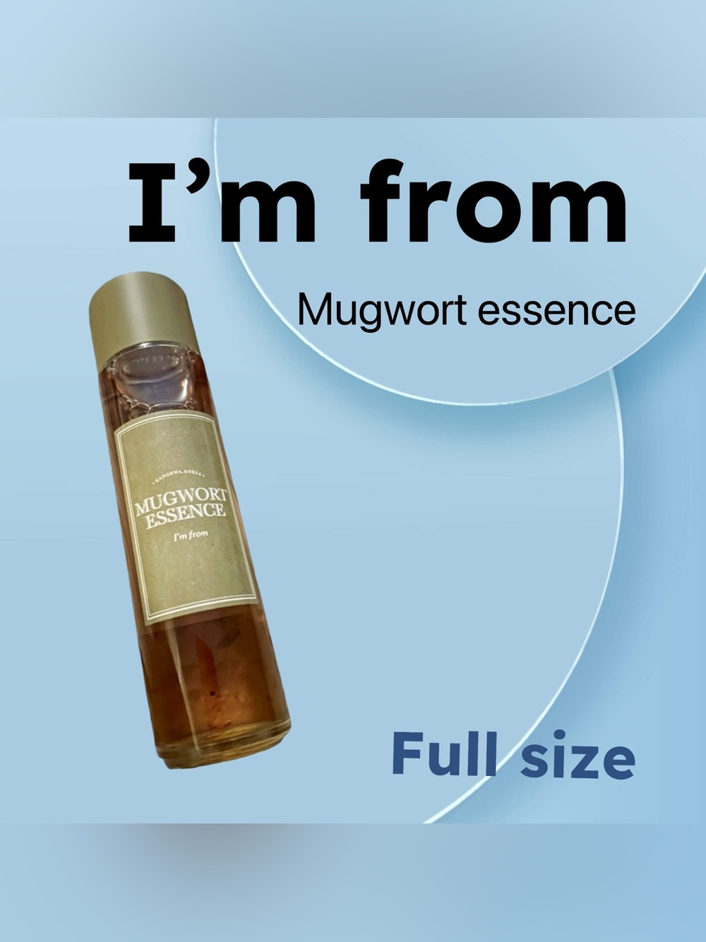 ⬇️🇰🇷🆕NWOB I’M FROM | FULL | Calming & Soothing formula Mugwort Essence*